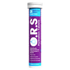 Digestive Health, O.R.S HYDRATION TABS(BLACKCURRENT,LEMON)